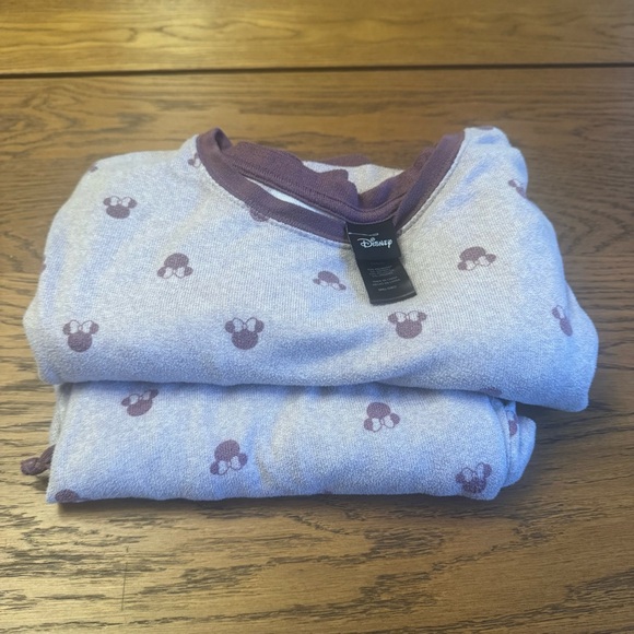 Disney Lavender Minnie‎ Mouse Pajama Set Womens - Picture 10 of 14